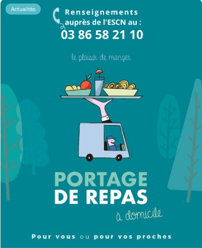 affiche portage de repas